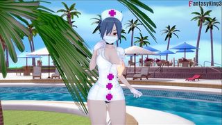 VALENTINE SEXY NURSE SEX ON THE BEACH - FULL - SKULLGIRLS - THANKS !