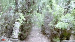 Crazy outdoor anal threesome with Francys Belle and Liz Rainbow