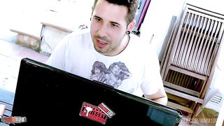 Anal porn video game with hot brunette with hairy pussy