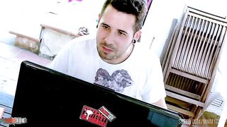 Anal porn video game with hot brunette with hairy pussy