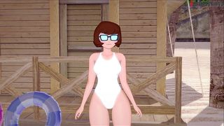 VELMA BIKINI FUCKED ON THE BEACH - POV - SCOOBY DOO - THANKS