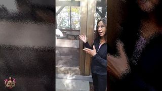 BEST POV FOREST FUCK AND CUM SWALLOW BY MATURE BEAUTY CANDI ANNIE