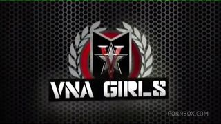 Super Horny Vicky Vette In Red Masturbates That Horny Pussy On Bed!