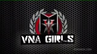 Super Horny Vicky Vette In Red Masturbates That Horny Pussy On Bed!