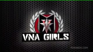 Super Horny Vicky Vette In Red Masturbates That Horny Pussy On Bed!