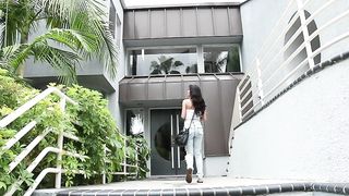 Lesbian Rocker Chicks With Long Dark Hair And Tattoos Eat Pussy