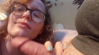 SUCCING HIS BWC WHILE HIS WIFE IS AT WORK, HE SAID SHE DON T PUT IN HER THROAT