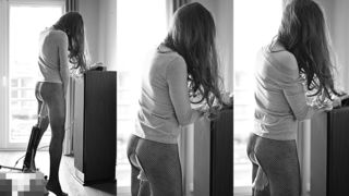 TAKEN FROM BEHIND IN A STANDING POSITION