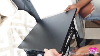 Rotating anal and cumshot inside the anal gape