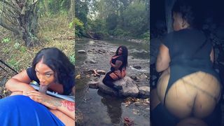 THE LADY IN THE WOODS GOT A PHAT ASS!