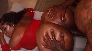 BIG BOOTY BLACK BEAUTY DRILLED BY THE BBC! JAYLA PAGE