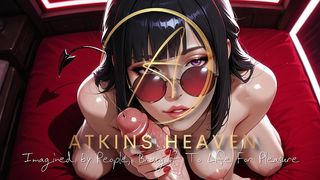SUCCUBUS EAGERLY SUCKS YOUR COCK UNTIL SHE GETS COVERED IN CUM - [AI]