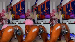 MONSTER DILDO GOT ME SQUIRTING AND SHAKING LIKE CRAZY