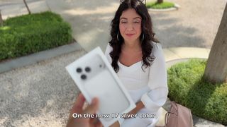 WILL A STRANGER GIRL AGREE TO A PUBLIC CUMWALK FOR A NEW IPHONE? FULL VIDEO