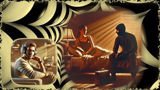 THE BURGLAR, THE HOTWIFE, AND HER SUBMISSIVE HUSBAND