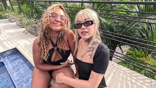 LESBICO ACABA EN ESPECTACULAR TRIO PRIVADO ENTRE CARLA MORELLI, ARADIA HELL Y EL CAMAROGRAFO XAVIPHOTO