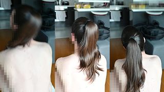 ANAL RIDING WITH PONYTAIL