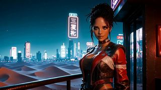 PANAM PALMER - CYBERPUNK 2077 (PARODY) ~ AI-GENERATED