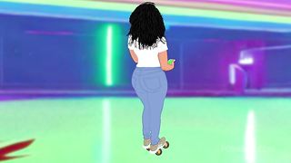 Cj picks up a thick bubble butt ebony beauty and takes her home for some hot ass sex