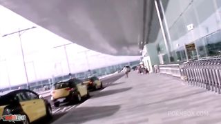 I pick up Angell Summers at the airport and fuck her good big ass at home