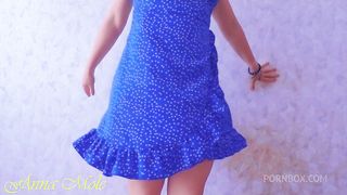 Big white fat juicy butt shakes and twerks then cums from pussy masturbation Anna Mole