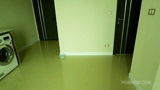 Girl Dog - Fucking a dog in the ass and pussy