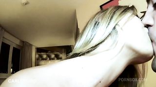 Amazing Sex with Rebecca Volpetti in Prague, Cum in mouth