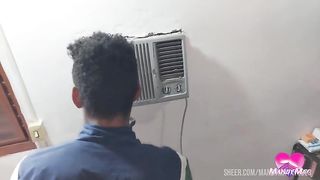 100% anal with the bricklayer of her house