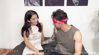 Enjoying how my actor plays with the ass of a pretty teen girl on her casting