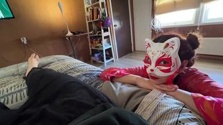 VIDEO COMPLETO. ENGLISH SUBTITLES JUEGO CON MI GATITA Y SU CULITO. LA DOMESTICO Y LA DEJO TENER UN GRAN ORGASMO.