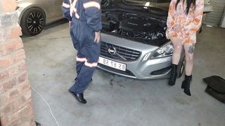 CANT PAY THE MECHANIC SO I HAD TO FUCK HIM