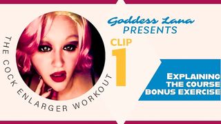 THE COCK ENLARGER WORKOUT CLIP 1