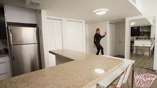 CHEATING BBC BULL POUNDS BLONDE NINA KAYY AS SPY SARA JAY FILMS IT!