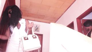 The constant sexual intercourse of the neighbor's new roommate contaminates my friend and me at noon for a hot threesome fucking roughly anal. African porn Movies