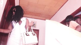 The constant sexual intercourse of the neighbor's new roommate contaminates my friend and me at noon for a hot threesome fucking roughly anal. African porn Movies