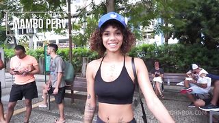 MAMBO Tour #4 : Mih Ninfetinha gets wild at the Rio's Sugarloaf Mountain then fucks 3 guys (DP, anal, public nudity, 3on1, no make-up, ATM, porn-Vlog) OB158