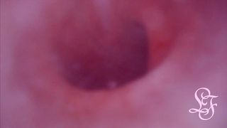 FUCKED IN MY PUSSY + CAMERA IN MY BLADDER = CRAZY BULGE!