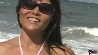 Early morning Interracial POV threesome with black cock lover Phoenix and behind the scenes fun in Florida