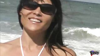 Early morning Interracial POV threesome with black cock lover Phoenix and behind the scenes fun in Florida