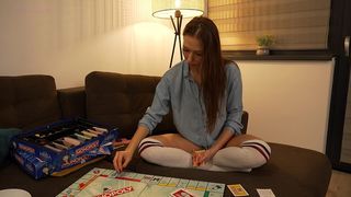 STEP COUSIN FUCKED ME HARD TO PAY OFF MY DEBTS IN MONOPOLY