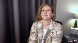 GERMAN CURVY COUGAR WITH BIG ASS AND NATURAL BOUNCING BOOBS KATHY DEEP PICK UP FOR NO CONDOM CASTING FUCK