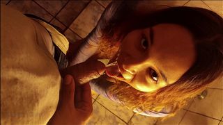 BOQUETE GOSTOSO COM COM CHUVA DOURADA E GOZADA NA CARA