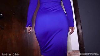 Ayira riding the cock is addicted to anal sex