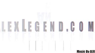 Brunette Beauty Maya Bijou Gets Alex Legend's Hot Milk On Her Face!