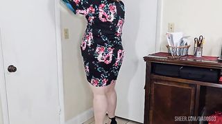 Boss caught Secretary bent over with legs Wide open & eat her pussy