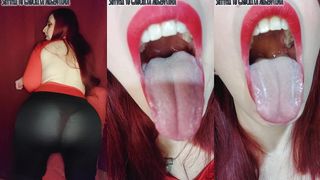 OTRO FETICHE GOLOSO DE MI COMUNIDAD! FETICHE DE LENGUA Y LEGGINS!