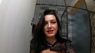 SEXY CAGE DANCE – RED LINGERIE, BODY STOCKINGS & SENSUAL MOVES 320