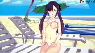 MONA POV SEX ON THE BEACH - RED POV - GENSHIN IMPACT - FULL & POV VERSION ON SHEER & PTRN: FANTASYKING3