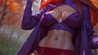 ADULT CARTOON! SEXY BIG BOOBS BOUNCING AND DANCING