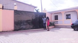 POV with my neighbor's boyfriend, we met at the gate and suddenly the desire to have sex in this freezing climate invaded us and we threw ourselves directly on our neighbor's bed at African porn Movie